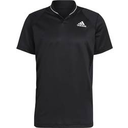 Adidas Club Tennis Ribbed Polo Shirt Men - Black/White