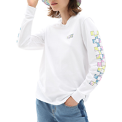 Vans Dye Vibe Long Sleeve T-shirt - White