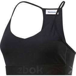 Reebok Strappy Back Low-Impact Bra - Black