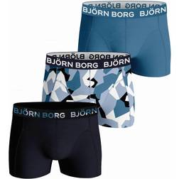 Björn Borg Nordic Camo Boys Shorts 3-pack - Skyway (2121-1103_73031)