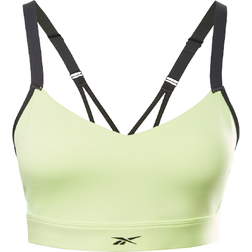 Reebok Lux Strappy Bra - Yellow Female