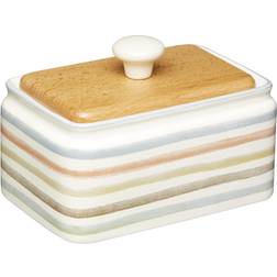 KitchenCraft Classic Collection Striped Butterdose