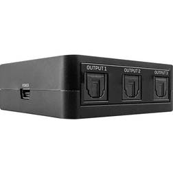 Lindy Toslink-3Toslink Splitter F-F Adapter