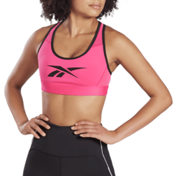 Reebok Hero Racer Pad Bra - Read Pink Female