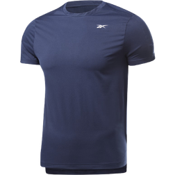 Reebok Perforated SS Blue Male Camiseta de manga corta Fitness Azul