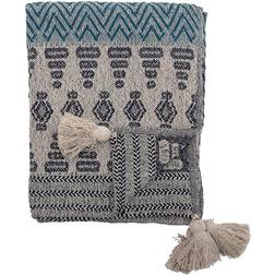 Bloomingville Milas Blankets Green, Blue (160x130cm)