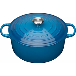 Le Creuset Marseille Blue Signature Cast Iron Round with lid 5.3 L 26 cm