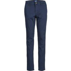 Jack & Jones Boy's Slim Fit Chinos - Blue/Navy Blazer (12160028)