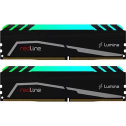 Mushkin Memoria ram 32 gb ddr4-3200 kit, 2 x 16gb mla4c320gjjm16gx2, redline lumina rgb