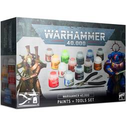 Games Workshop Warhammer 40000 Paints + Tools Set