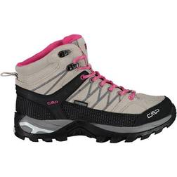 CMP Rigel Mid Wmn Trekking Shoes Wp 3Q12946 Blue Giada Peach