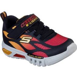 Skechers Boys Flex Glow Dezlo - Black/Red