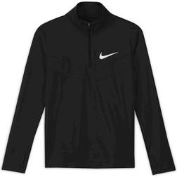 Nike Sport Long-Sleeve Training Top Kids - Black/Black/White