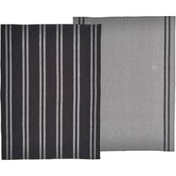 Södahl Soft 2-pack Kökshandduk Svart (70x50cm)