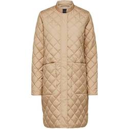 Selected Chaqueta Larga Mujer Fillipa - Beige