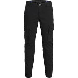 Jack & Jones Boy's Paul Flake AKM 715 Cargo Trousers - Black/Black (12151646)