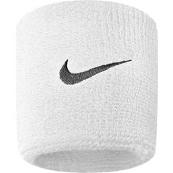 Nike Swoosh Polsino Anti Sudore Confezione Da 2 Bianco - White