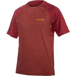 Endura Singletrack Short Sleeve MTB Jersey Men - Cocoa