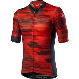 Castelli Rapido Jersey Men - Red/Savile Blue