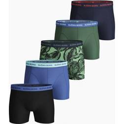 Björn Borg Leafy Essential Shorts 5-pack - Lichen