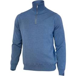 Ivanhoe of Sweden Wilfred Windbreaker Sweatshirt - Denim Blue