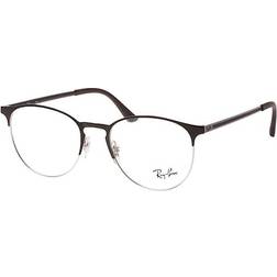 Ray-Ban RX6375 2861 da Vista Argentati per Uomo (Solo Montatura)