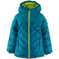 Columbia Girl's Winter Powder Quilted Jacket - Fjord Blue/Fjord Blue Sheen (1908131)