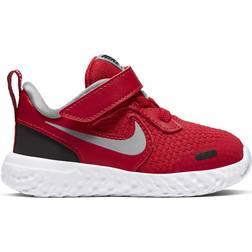 Nike Revolution 5 Bambino Rosso Chiusura - Velcro