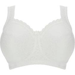 Miss Mary Jacquard Delight Non Wired Bra - White