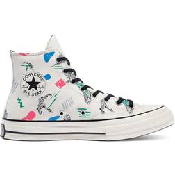 Converse Archive Skate Print Chuck 70 High Top - Egret/ Court Green