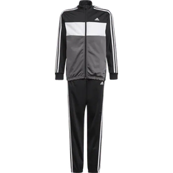 Adidas Essentials Tiberio Tracksuit Kids - Black/Grey/White