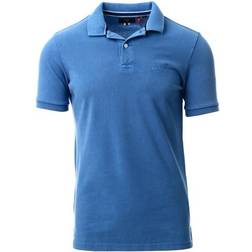 Superdry Original & Vintage Organic Cotton Vintage Destroyed Pique Polo Shirt - Heraldic Blue