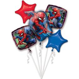 Amscan Bouquet de 5 Ballons Spiderman (43, 48 et 73 cm)