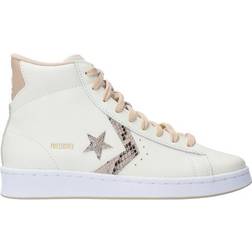 Converse Snake Print Pro Leather High Top - Egret/Nomad/Egret
