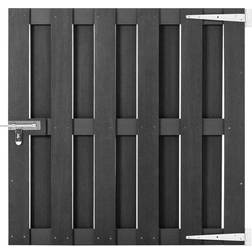 vidaXL Garden Gate WPC 100x100cm