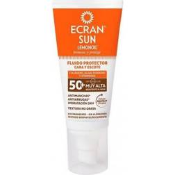 Ecran Sun Lemonoil Fluido Protector Cara Y Escote SPF50+