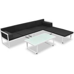 vidaXL 42815 Lounge-Set, 1 Tisch einschl. 3 Sofas