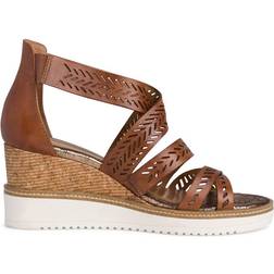 Tamaris Leather Heeled - Cognac