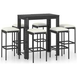 vidaXL 3064784 Outdoor Bar Set, 1 Table incl. 6 Chairs