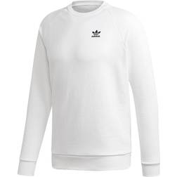 Adidas Loungewear Trefoil Essentials Crewneck Sweatshirt - White/Black