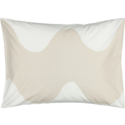 Marimekko Lokki Housse de coussin Beige, Blanc (60x50cm)