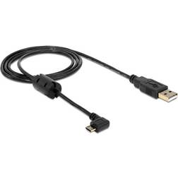 DeLock 270° Angled Ferrite USB A-USB Micro-B 2.0 1m