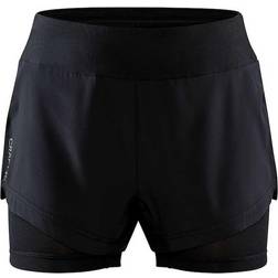 Craft Adv Essence 2-in-1 Shorts - Black
