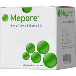 Mölnlycke Health Care Mepore Film Roll Medicazione Trasparente Autoadesiva Misura 5x7cm