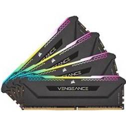 Corsair 64GB (4 x 16GB) Vengeance RGB PRO SL, DDR4 3600MHz, CL18, 1.35V, musta