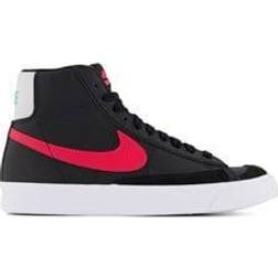 Nike Blazer Mid '77 GS - Black/Light Blue Fury/Grey Fog/Fusion Red