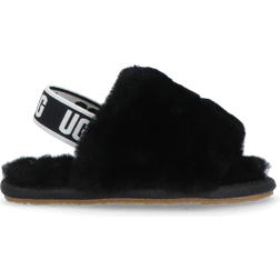 UGG Toddler Fluff Yeah Slide - Black