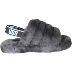 UGG Kid's Fluff Yeah Slide - Characol