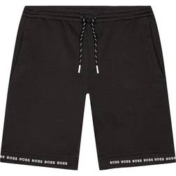 HUGO BOSS Headlo 1 Shorts with Logo Hems - Black