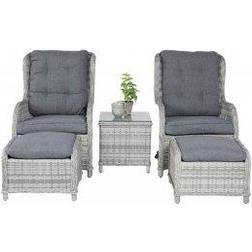 Venture Design Vikelund Loungeset, 1 Bord inkl. 2 Stolar